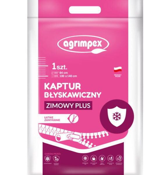 Kaptur błyskawiczny zimowy 100 x 140 cm 1szt