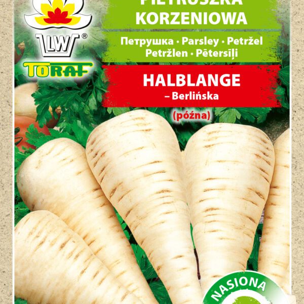 Pietruszka korzeniowa Halblange - Berlińska (późna) - taśma 6m