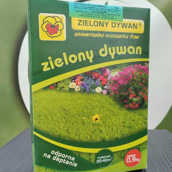 Mieszanka traw zielony dywan – Uniwersalny 0,9 Kg