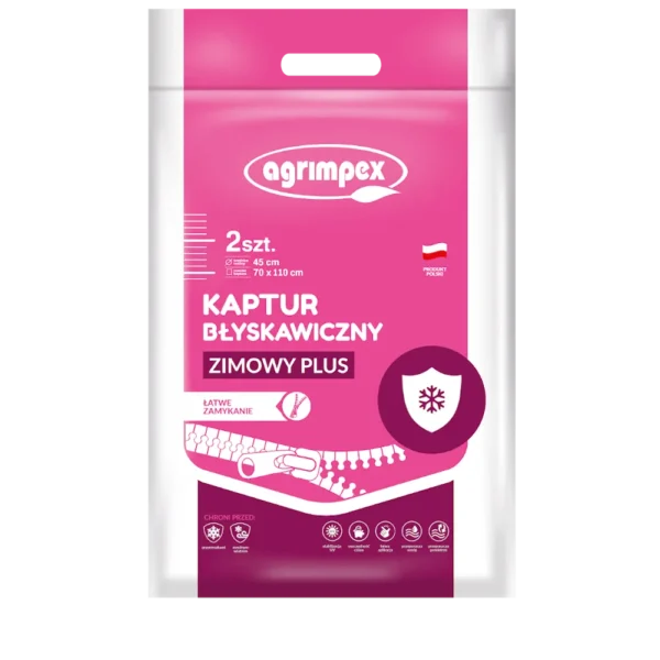 Kaptur błyskawiczny zimowy 70 x 110 cm 2szt